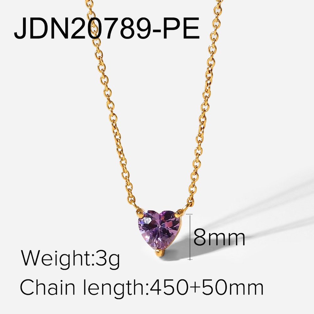 Kendall Heart Necklace - Picture 12 of 13